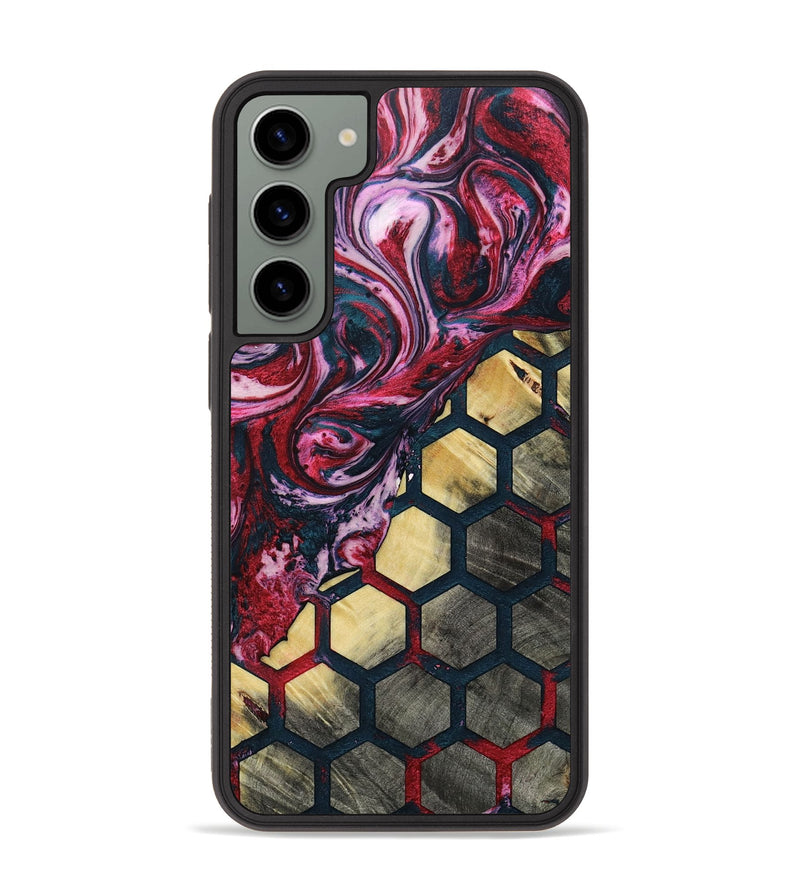 Galaxy S23 Plus Wood+Resin Phone Case - Laurie (Pattern, 693681)