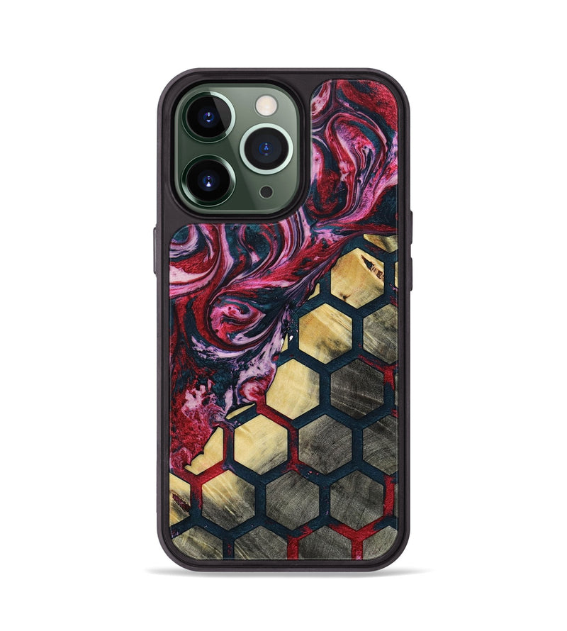 iPhone 13 Pro Wood+Resin Phone Case - Laurie (Pattern, 693681)