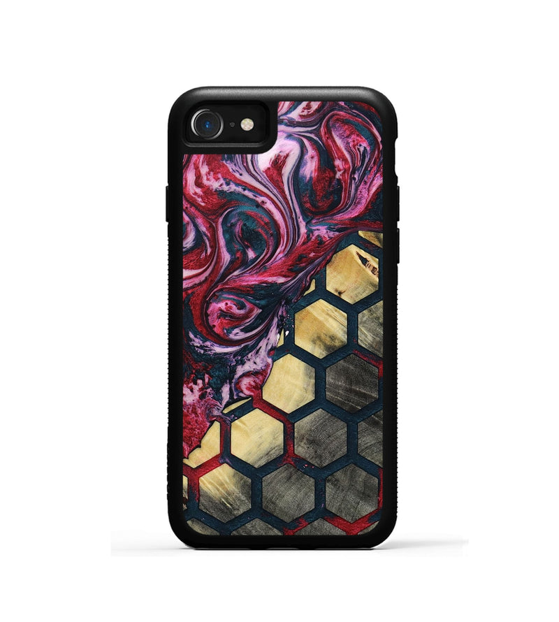 iPhone SE Wood+Resin Phone Case - Laurie (Pattern, 693681)