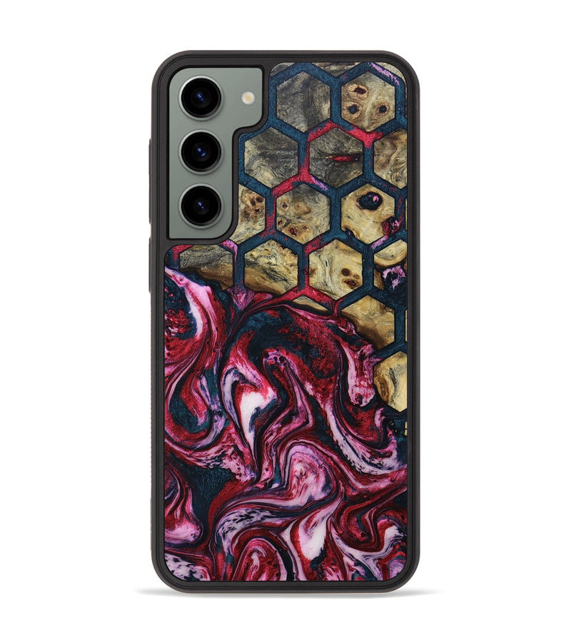 Galaxy S23 Plus Wood+Resin Phone Case - Jeremiah (Pattern, 693685)