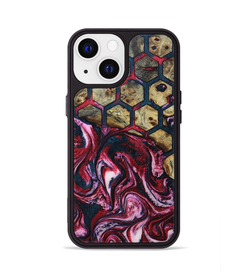 iPhone 13 Wood+Resin Phone Case - Jeremiah (Pattern, 693685)