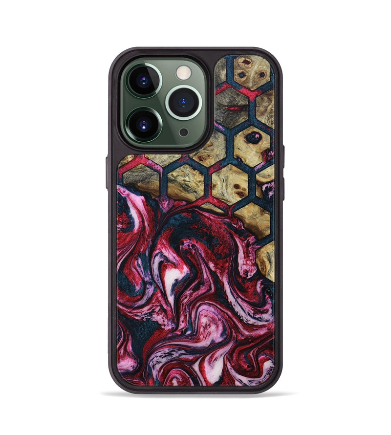 iPhone 13 Pro Wood+Resin Phone Case - Jeremiah (Pattern, 693685)