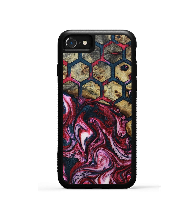 iPhone SE Wood+Resin Phone Case - Jeremiah (Pattern, 693685)
