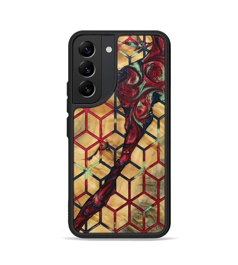 Galaxy S22 Wood+Resin Phone Case - Gwendolyn (Pattern, 693686)