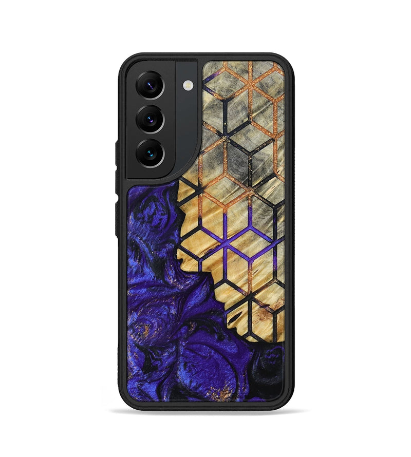 Galaxy S22 Wood+Resin Phone Case - Roderick (Pattern, 693700)