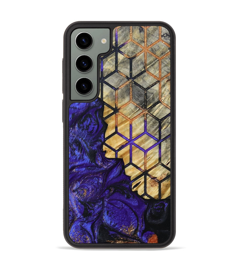 Galaxy S23 Plus Wood+Resin Phone Case - Roderick (Pattern, 693700)