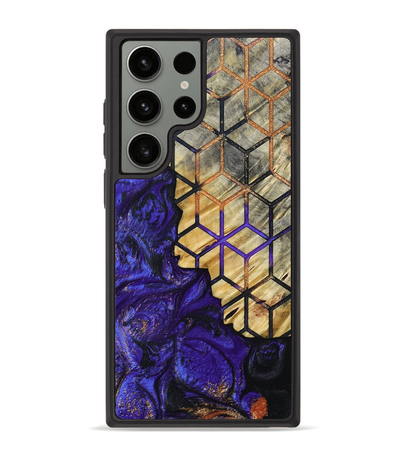 Galaxy S23 Ultra Wood+Resin Phone Case - Roderick (Pattern, 693700)