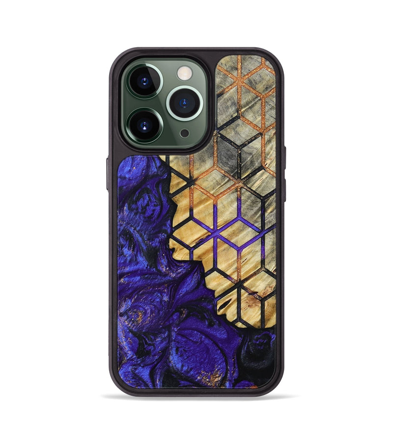 iPhone 13 Pro Wood+Resin Phone Case - Roderick (Pattern, 693700)