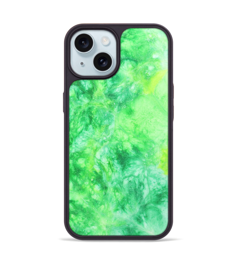 iPhone 15 ResinArt Phone Case - Kailey (Watercolor, 693708)