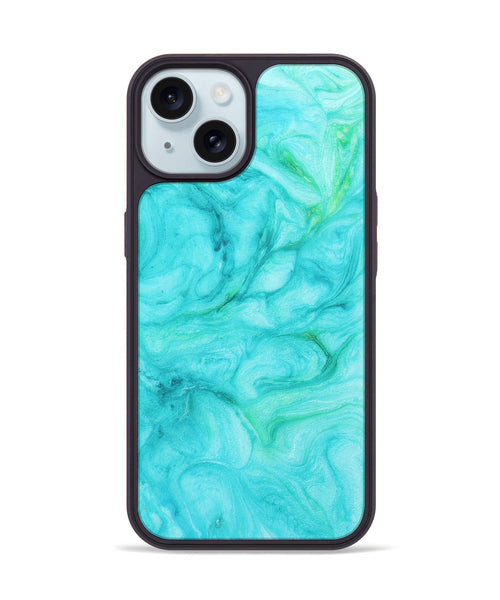 iPhone 15 ResinArt Phone Case - Juniper (Watercolor, 693716)