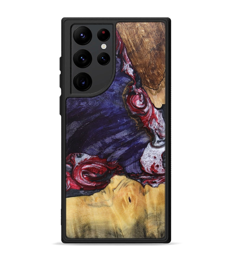 Galaxy S22 Ultra Wood+Resin Phone Case - Judy (Mosaic, 693738)