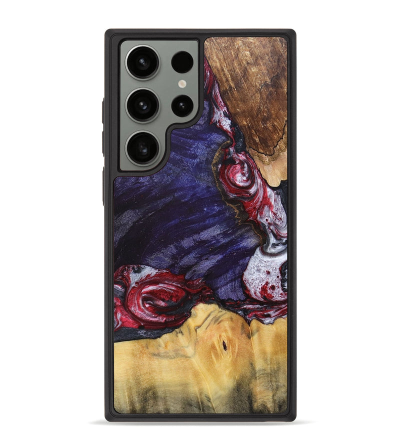 Galaxy S23 Ultra Wood+Resin Phone Case - Judy (Mosaic, 693738)