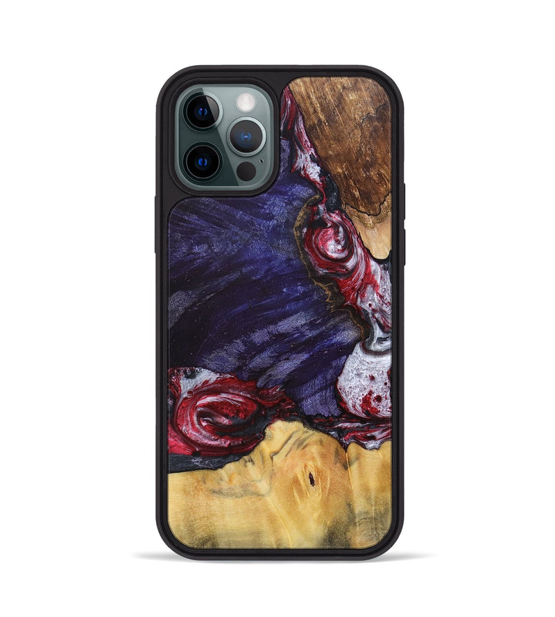 iPhone 12 Pro Wood+Resin Phone Case - Judy (Mosaic, 693738)