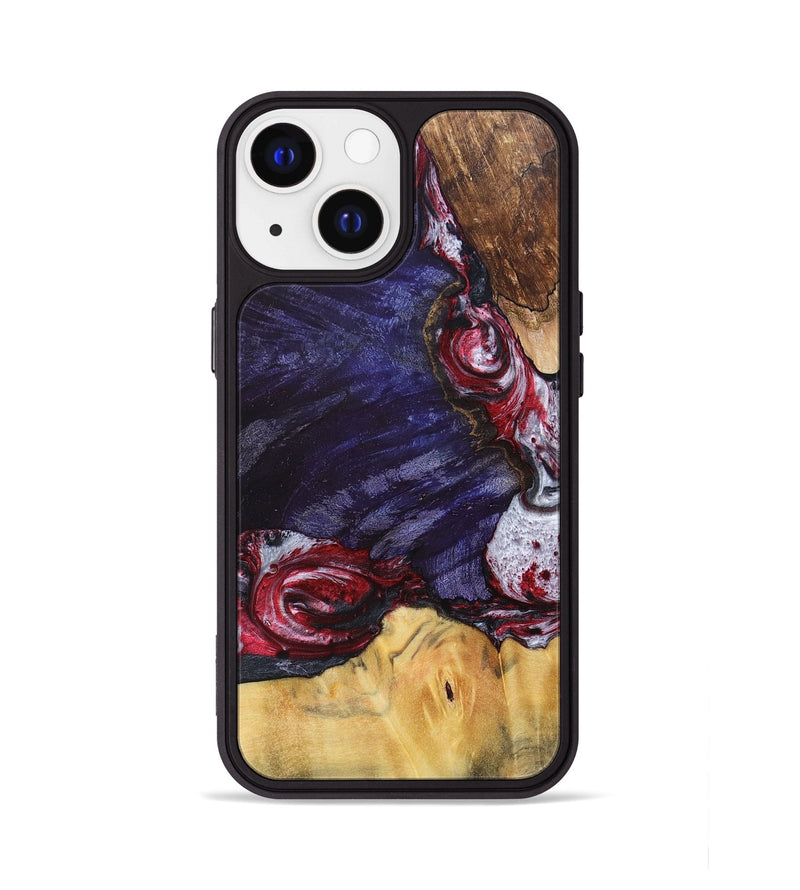 iPhone 13 Wood+Resin Phone Case - Judy (Mosaic, 693738)