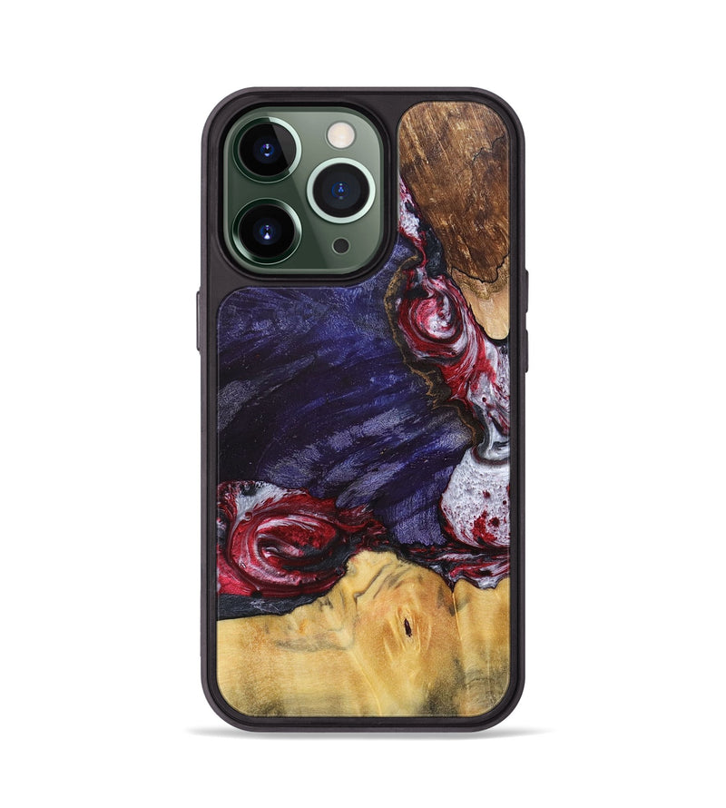 iPhone 13 Pro Wood+Resin Phone Case - Judy (Mosaic, 693738)