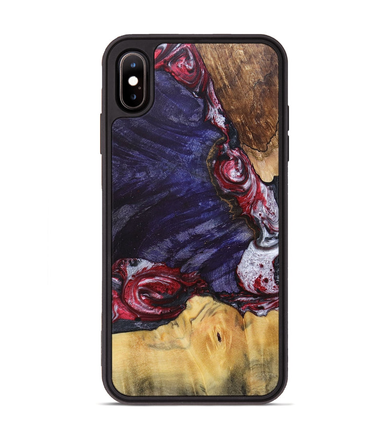 iPhone Xs Max Wood+Resin Phone Case - Judy (Mosaic, 693738)