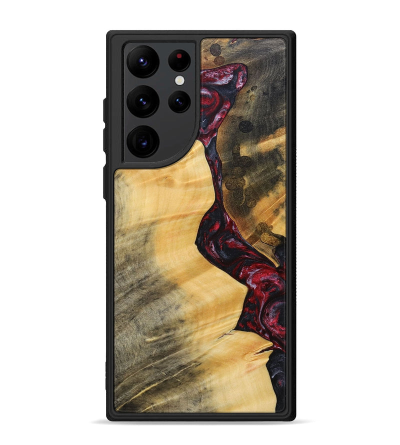 Galaxy S22 Ultra Wood+Resin Phone Case - Everleigh (Mosaic, 693743)