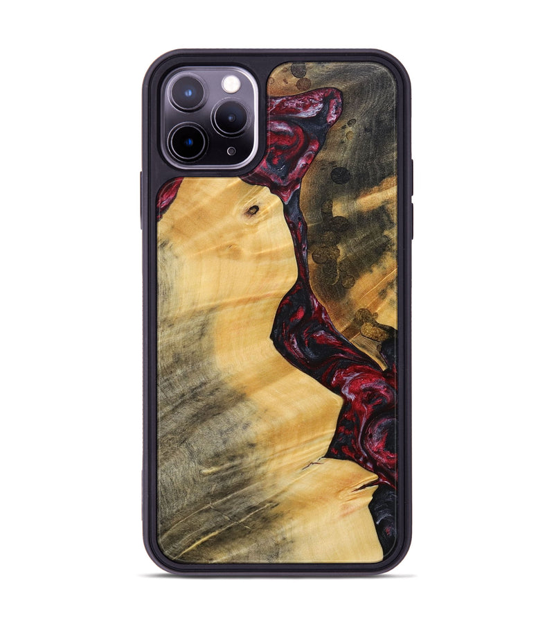 iPhone 11 Pro Max Wood+Resin Phone Case - Everleigh (Mosaic, 693743)