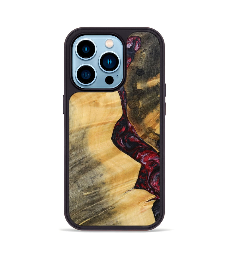 iPhone 14 Pro Wood+Resin Phone Case - Everleigh (Mosaic, 693743)
