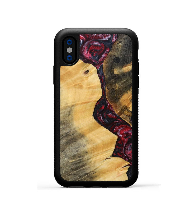 iPhone Xs Wood+Resin Phone Case - Everleigh (Mosaic, 693743)