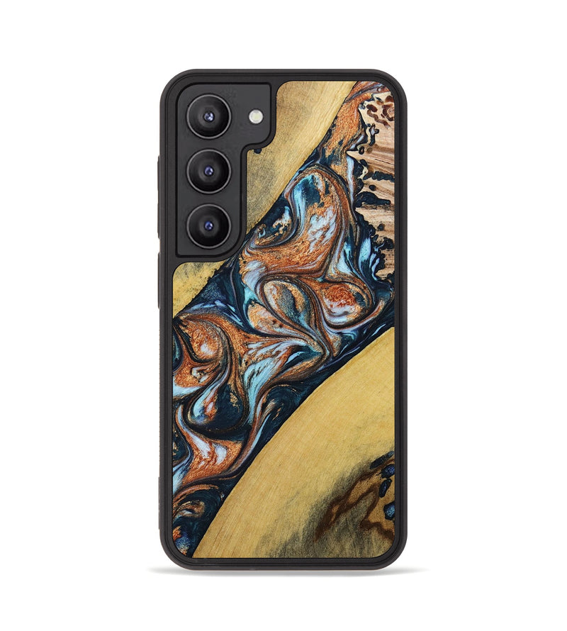 Galaxy S23 Wood+Resin Phone Case - Antoinette (Mosaic, 693744)