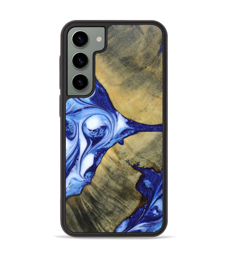 Galaxy S23 Plus Wood+Resin Phone Case - Dawson (Blue, 693856)