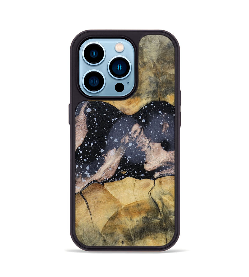 iPhone 14 Pro Wood+Resin Phone Case - Corey (Cosmos, 693875)