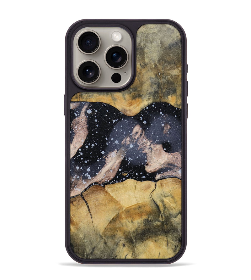 iPhone 15 Pro Max Wood+Resin Phone Case - Corey (Cosmos, 693875)