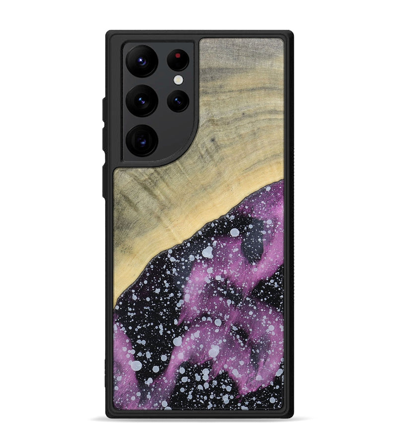 Galaxy S22 Ultra Wood+Resin Phone Case - Connie (Cosmos, 693878)