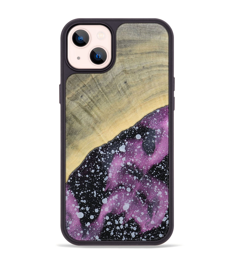 iPhone 14 Plus Wood+Resin Phone Case - Connie (Cosmos, 693878)