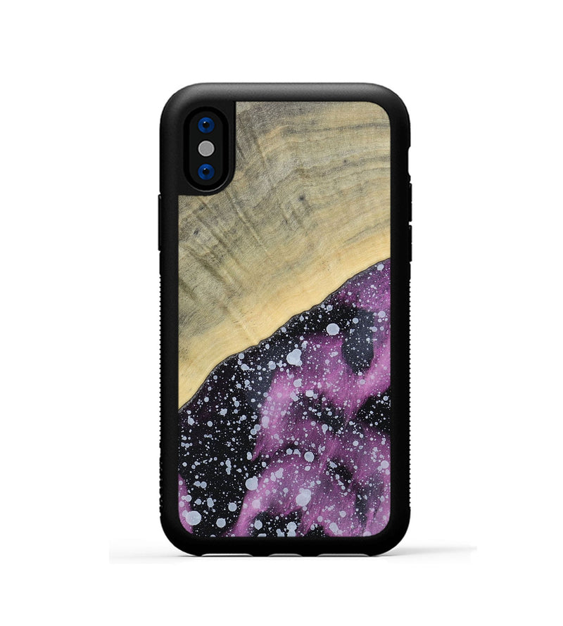 iPhone Xs Wood+Resin Phone Case - Connie (Cosmos, 693878)