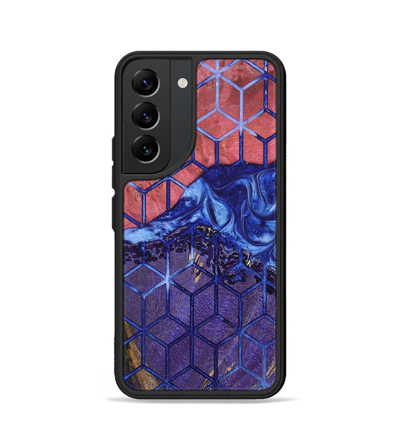 Galaxy S22 Wood+Resin Phone Case - Cheyanne (Pattern, 693897)