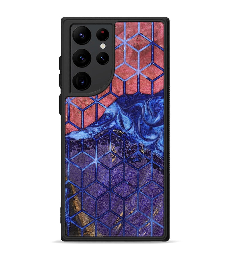Galaxy S22 Ultra Wood+Resin Phone Case - Cheyanne (Pattern, 693897)