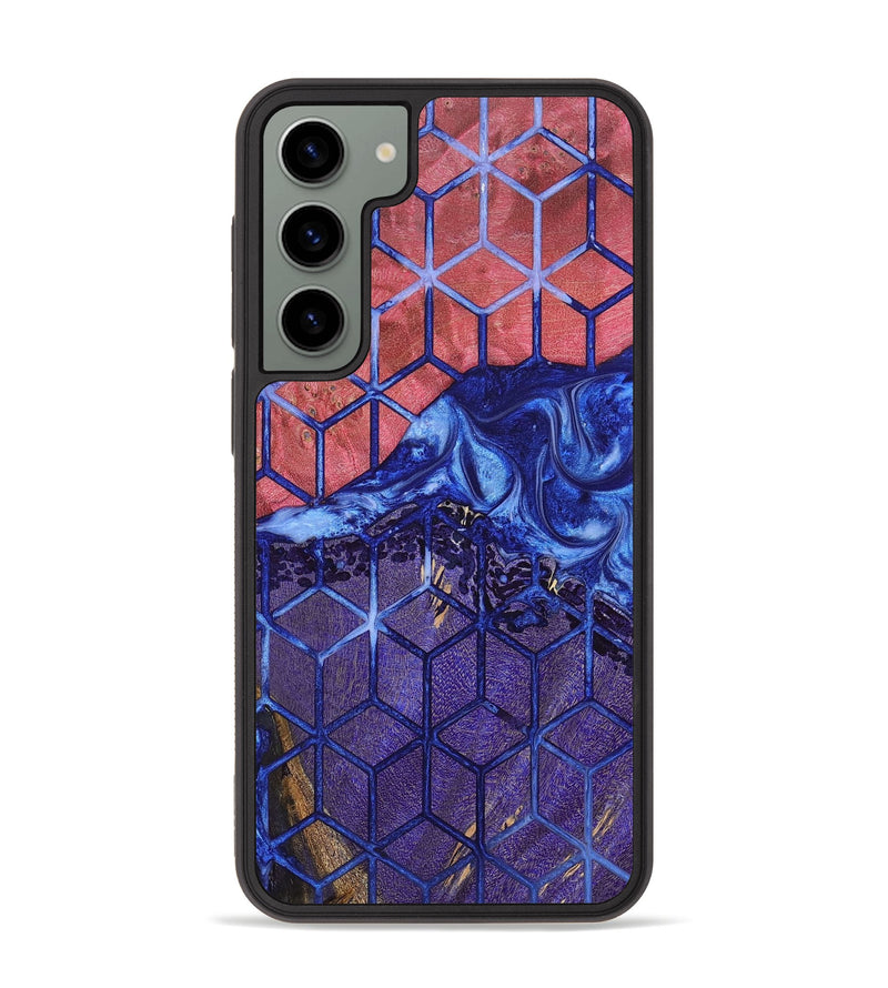 Galaxy S23 Plus Wood+Resin Phone Case - Cheyanne (Pattern, 693897)