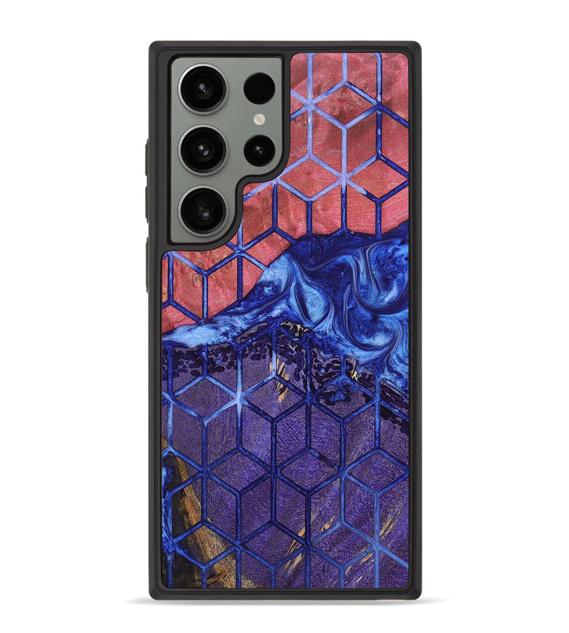 Galaxy S23 Ultra Wood+Resin Phone Case - Cheyanne (Pattern, 693897)