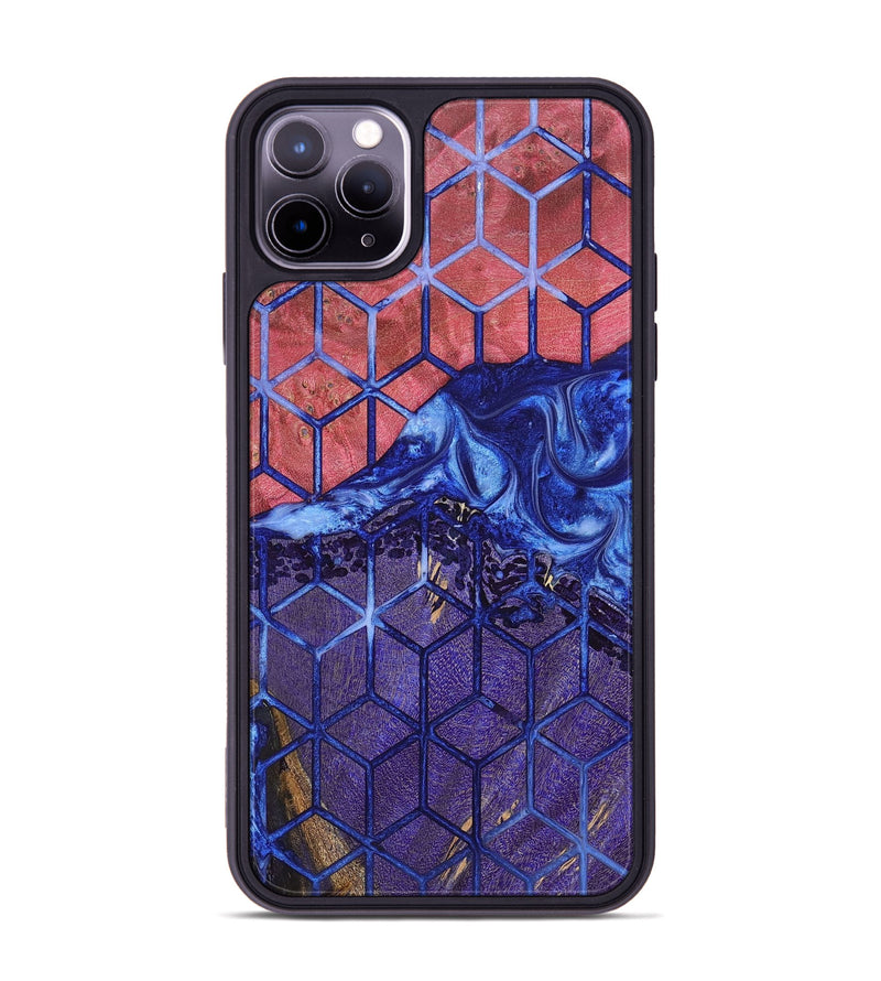 iPhone 11 Pro Max Wood+Resin Phone Case - Cheyanne (Pattern, 693897)