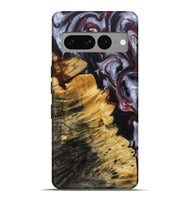 Pixel 7 Pro Wood+Resin Live Edge Phone Case - Aubrie (Red, 693951)