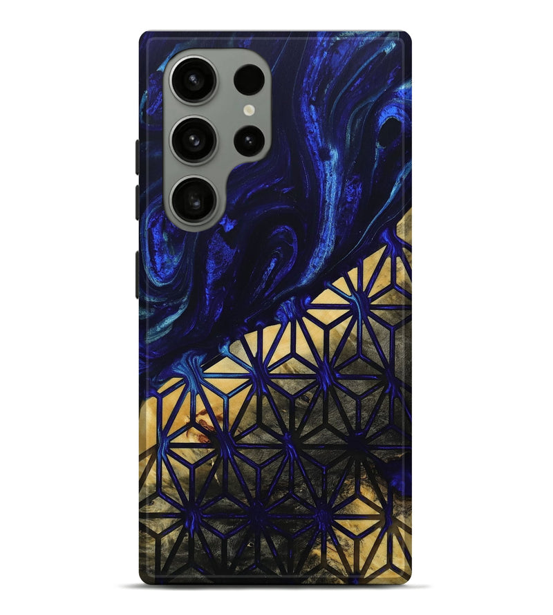 Galaxy S23 Ultra Wood+Resin Live Edge Phone Case - Stella (Pattern, 693989)