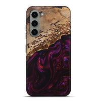Galaxy S23 Plus Wood+Resin Live Edge Phone Case - Elise (Red, 693994)