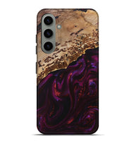 Galaxy S24 Plus Wood+Resin Live Edge Phone Case - Elise (Red, 693994)