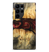 Galaxy S22 Ultra Wood+Resin Live Edge Phone Case - Bryce (Red, 693995)