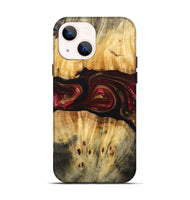 iPhone 13 Wood+Resin Live Edge Phone Case - Bryce (Red, 693995)