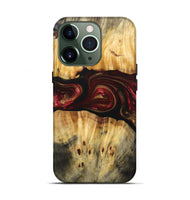 iPhone 13 Pro Wood+Resin Live Edge Phone Case - Bryce (Red, 693995)
