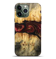 iPhone 13 Pro Max Wood+Resin Live Edge Phone Case - Bryce (Red, 693995)
