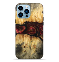 iPhone 14 Pro Max Wood+Resin Live Edge Phone Case - Bryce (Red, 693995)