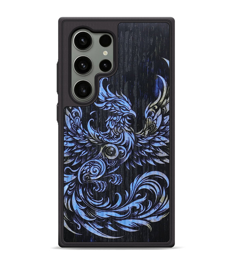 Galaxy S24 Ultra Wood+Resin Phone Case - Kason (Fire & Ice, 694072)