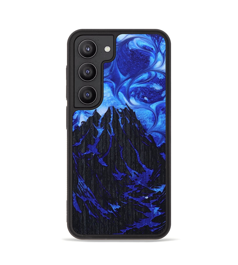Galaxy S23 Wood+Resin Phone Case - Jennie (Fire & Ice, 694079)