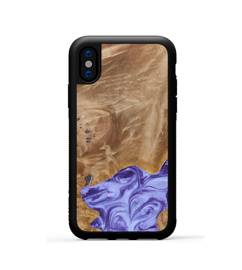 iPhone Xs  Phone Case - Felicity (Wood Burl, 694101)