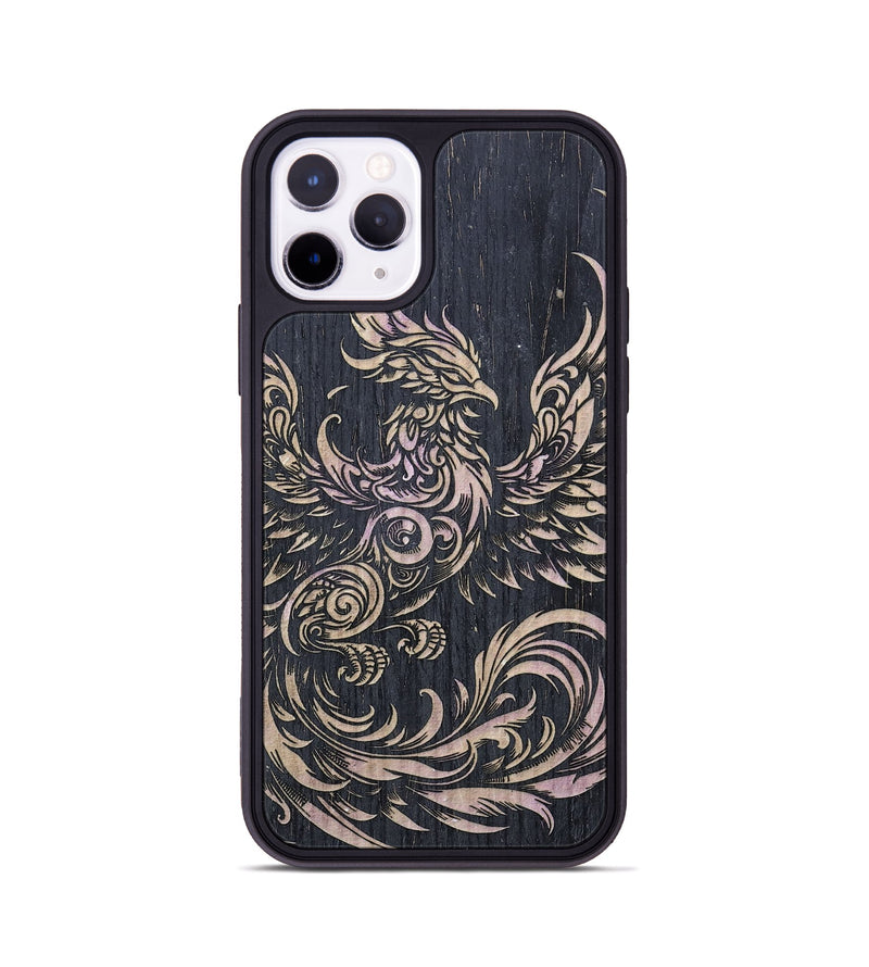 iPhone 11 Pro Wood+Resin Phone Case - Lacy (Fire & Ice, 694130)