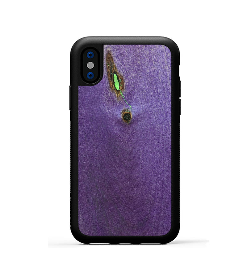 iPhone Xs  Phone Case - Sasha (Wood Burl, 694158)